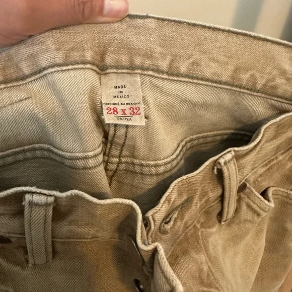 Men's Tan Jeans